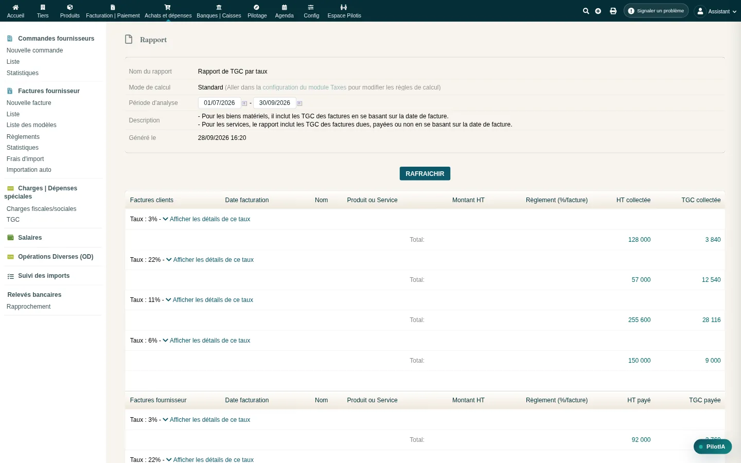 Et derrière chaque chiffre, le détail par taux.